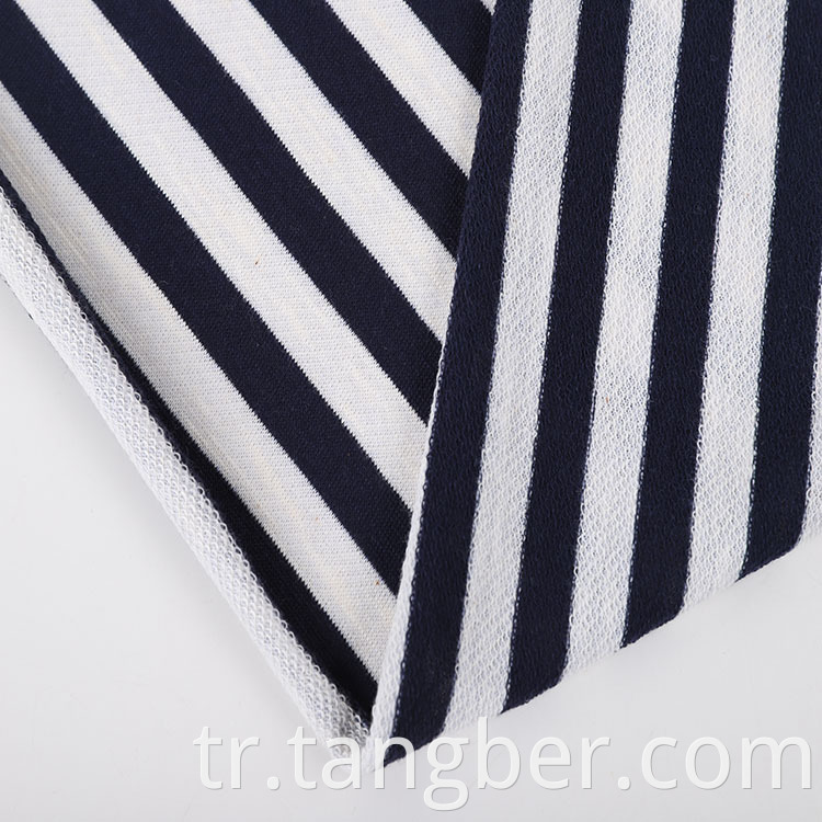 black white stripe fabric